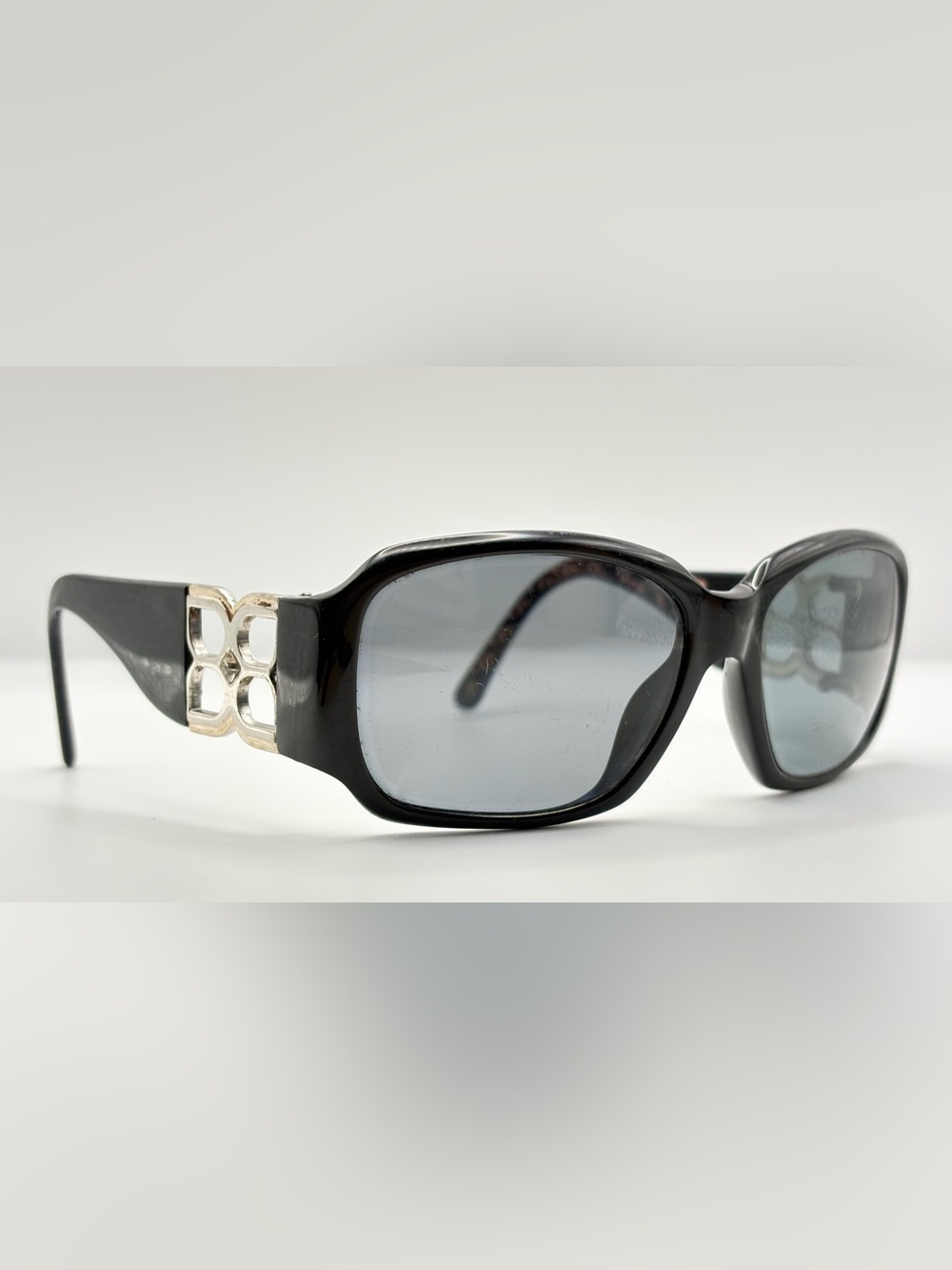 BCBGMaxAzria Black Oval Sunglasses Frames Only